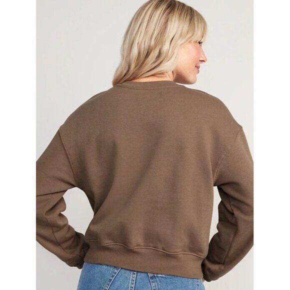 Oversized Licensed Rock Star Janis Joplin Cropped Sweatshirt for Women S… - Picture 6 of 8